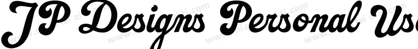 JP Designs Personal Use字体转换
